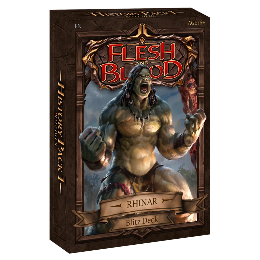 Flesh and Blood TCG - History Pack 1 Blitz Deck - Rhinar