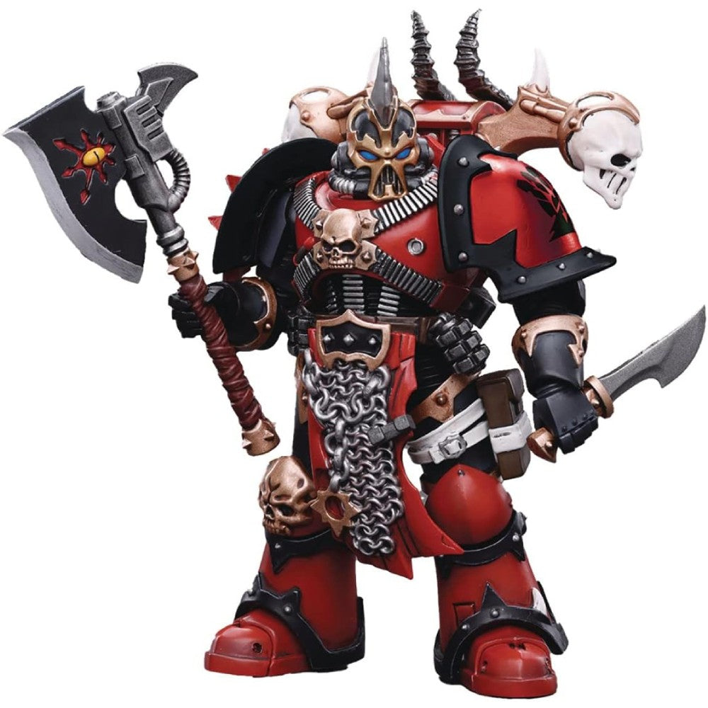 Figurina Articulata Warhammer 40k 1/18 Chaos Space Marines Red Corsairs Exalted Champion Gotor the Blade 12 cm