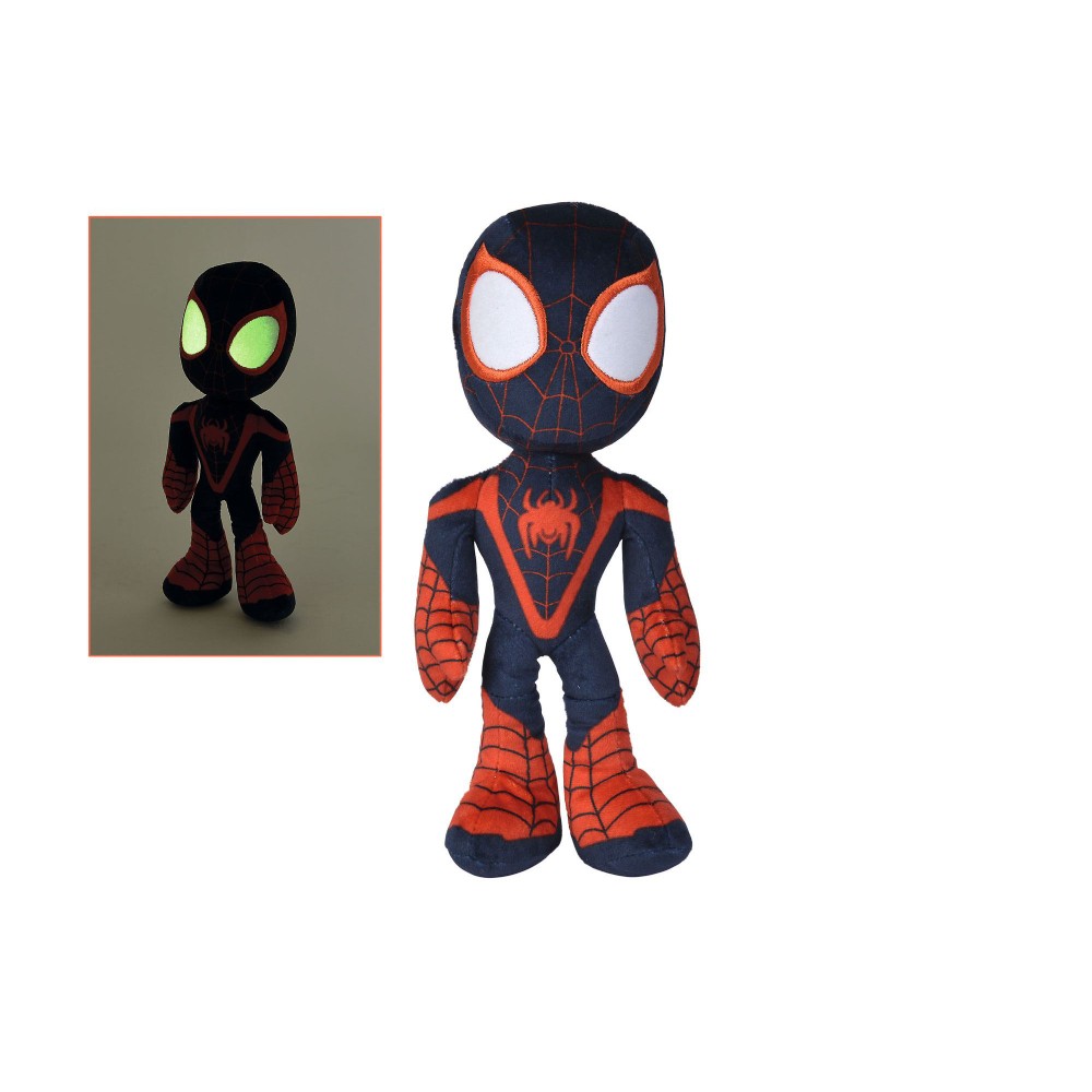 Marvel Plush Figure Glow In The Dark Eyes Miles Morales 25 cm