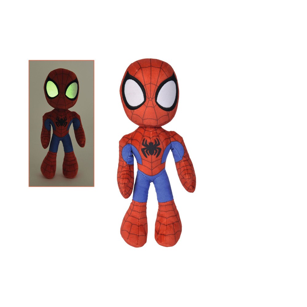 Marvel Plush Figure Glow In The Dark Eyes Spider-Man 25 cm