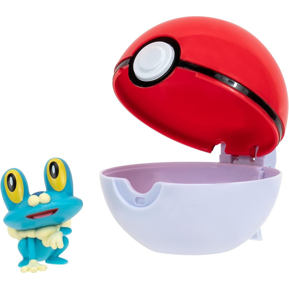 Figurina Pokemon - Clip N Go Froakie & Poke Ball