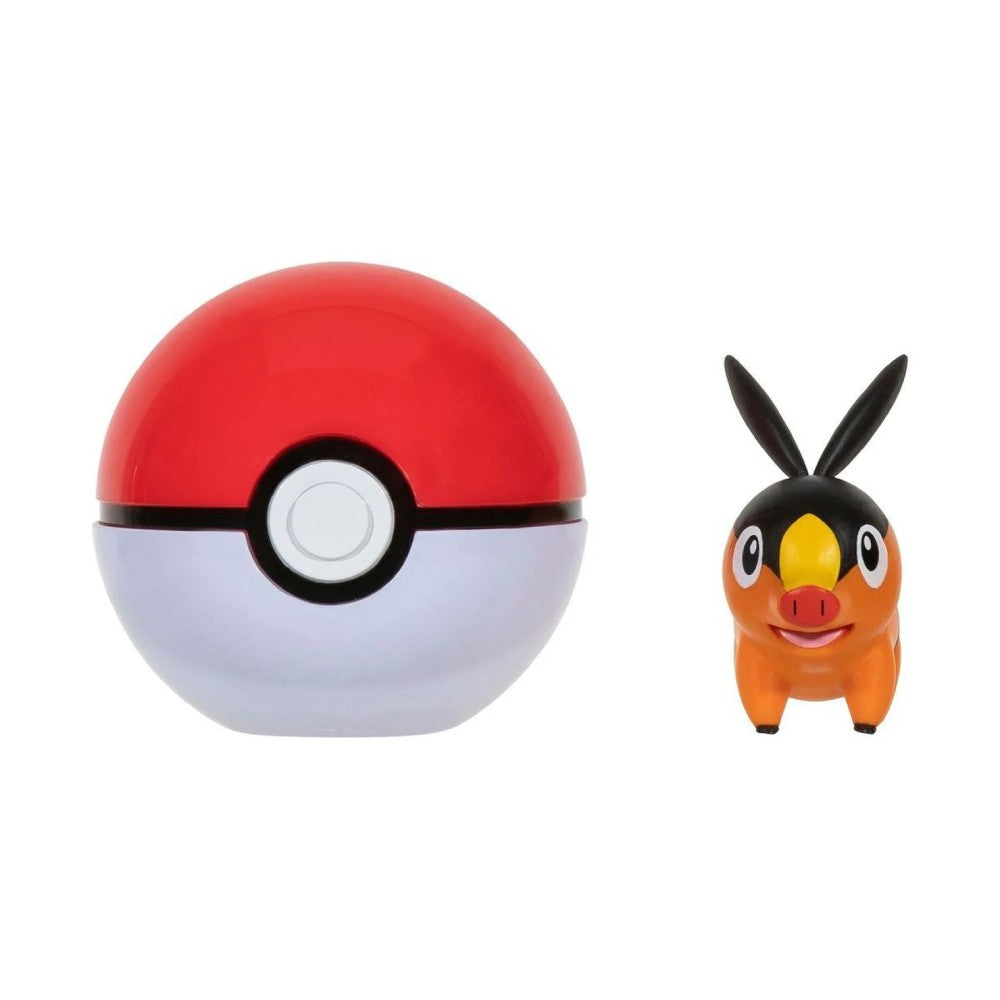 Figurina Pokemon - Clip N Go Tepig & Poke Ball