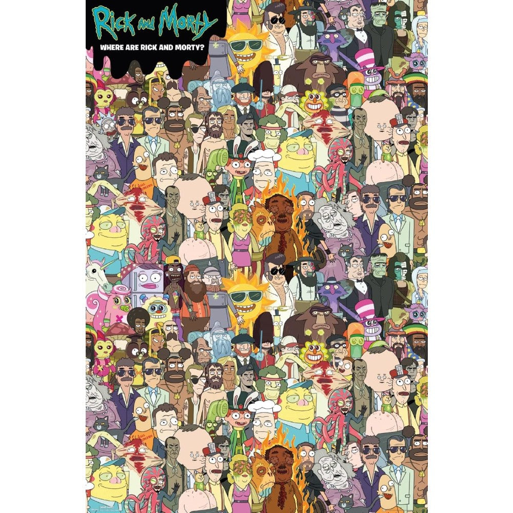 Poster Maxi Rick and Morty - 91.5x61 - Where\'s Rick