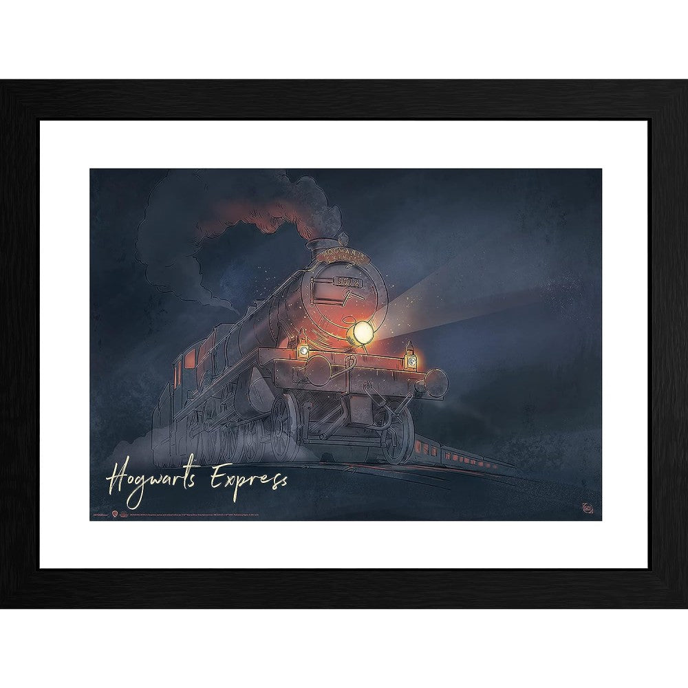 Poster cu Rama Harry Potter - Hogwarts Express (30x40)