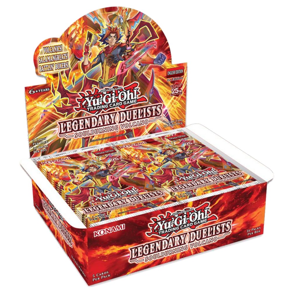 Yu-Gi-Oh! Legendary Duelists - Soulburning Volcano - Booster Display