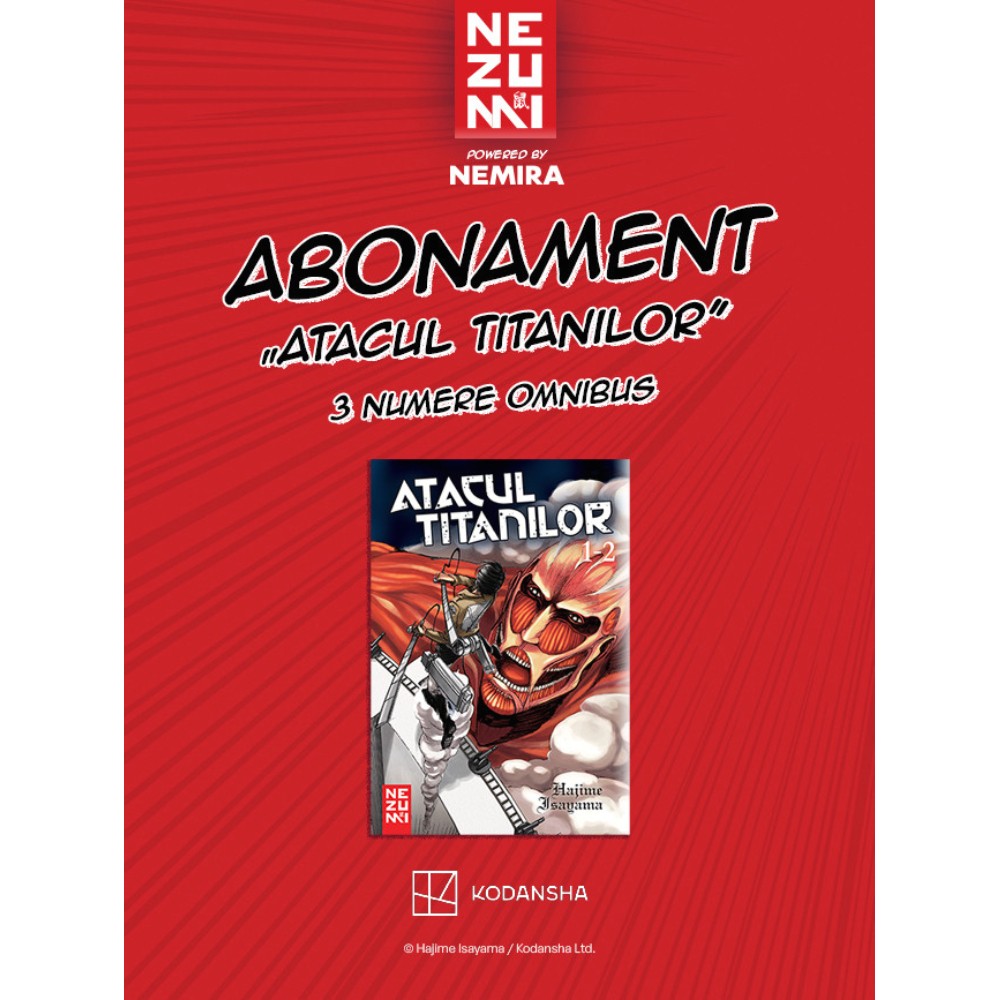 Precomanda Abonament Atacul Titanilor 3 numere Omnibus (vol 1-6)