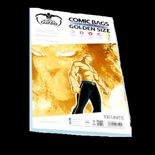 Ultimate Guard Comic Bags Resealable Golden Size (100)