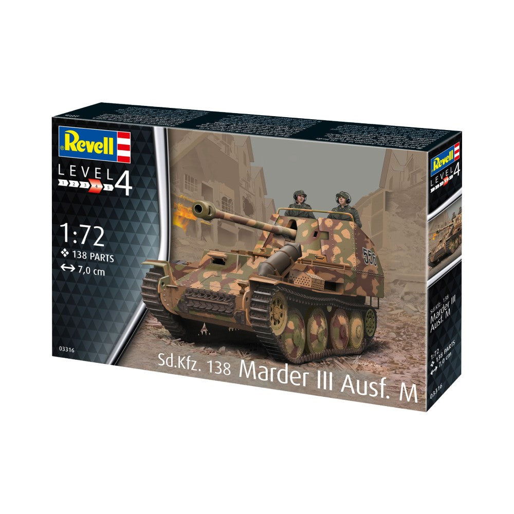 Figurina Kit de Asamblare Sd.Kfz 138 Marder III Ausf M (1:72)