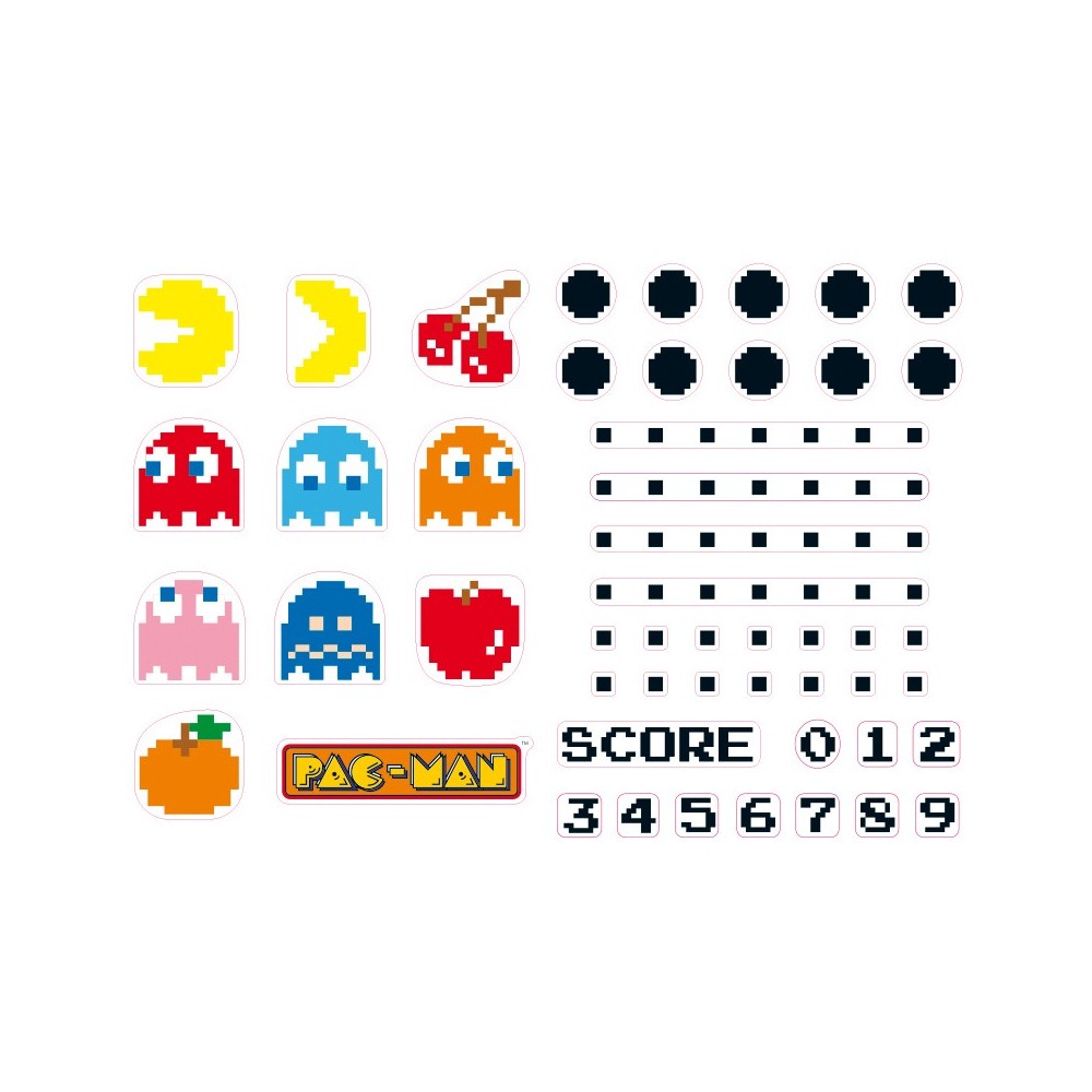 Stickere Pac-Man 50 x 70 cm Characters & Maze