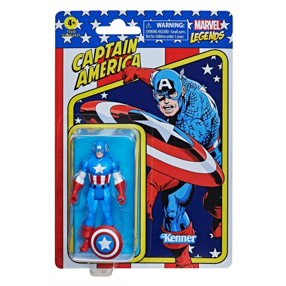 Figurina Articulata Marvel Legends Retro 3.75 Collection - Captain America