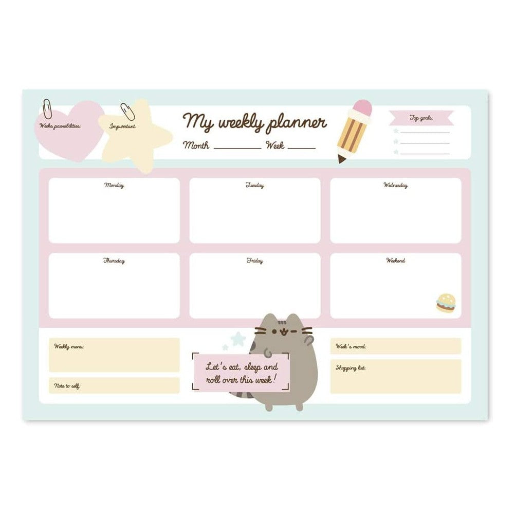 Planner Saptamanal Pusheen A3