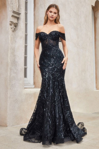 mermaid dress , black evening dress , off the shoulder maxi dress