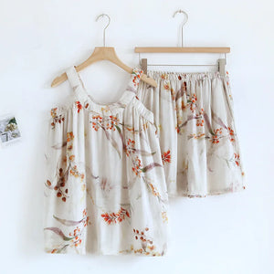 Emelie Bamboo Fiber Pajama Set – Summer Loungewear - Fashion House of L.A