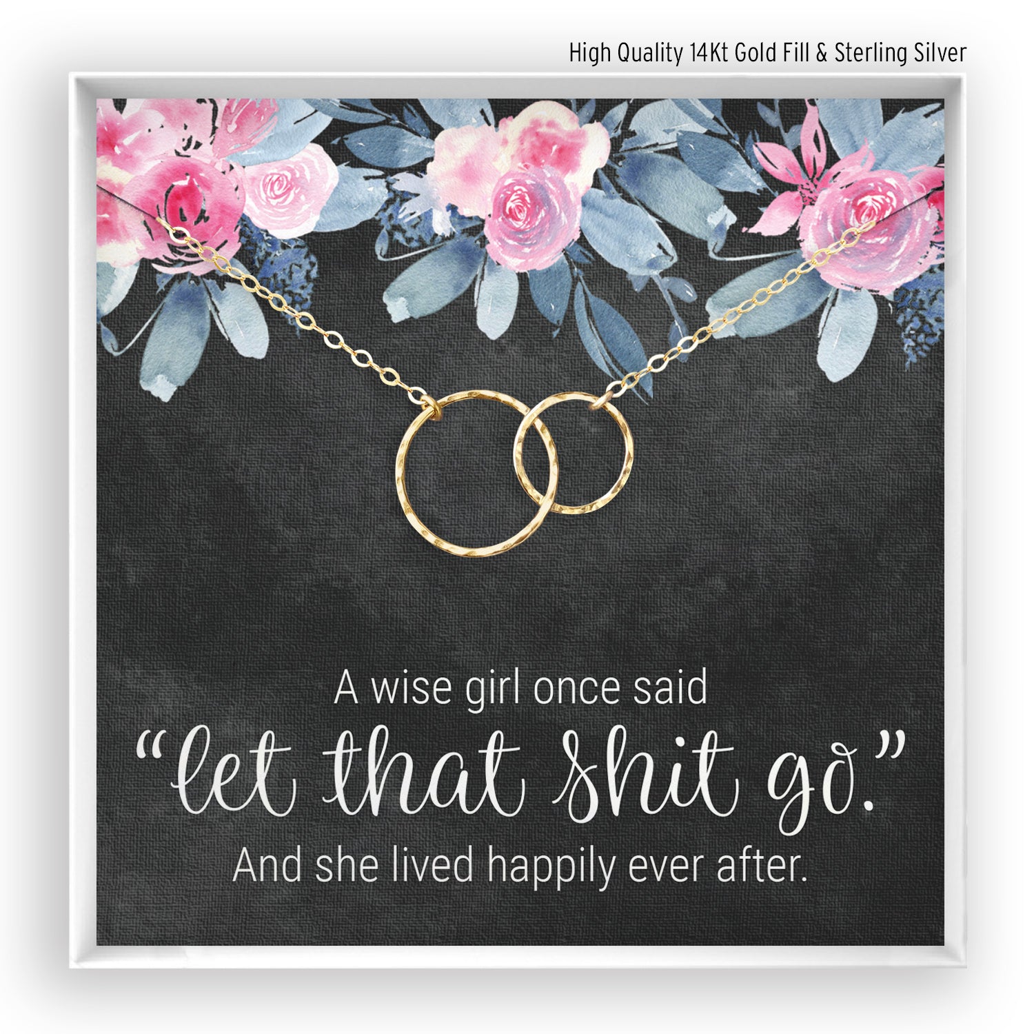 Breakup | Divorce <br> Linked Circles Necklace