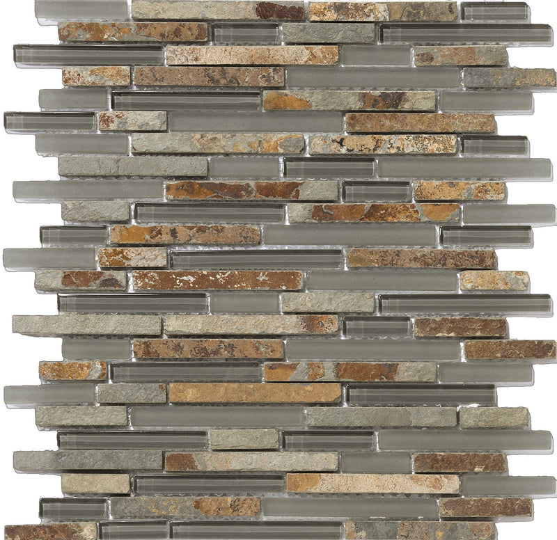 LUCENTE GLASS & STONE LINEAR BLENDS™ - Glass Wall Tile & Mosaic Tile by ...