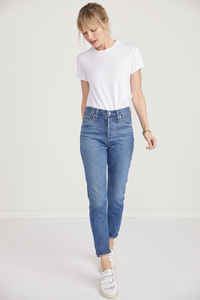agolde jamie high rise classic jeans