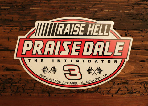 praise dale raise hell decal accessories