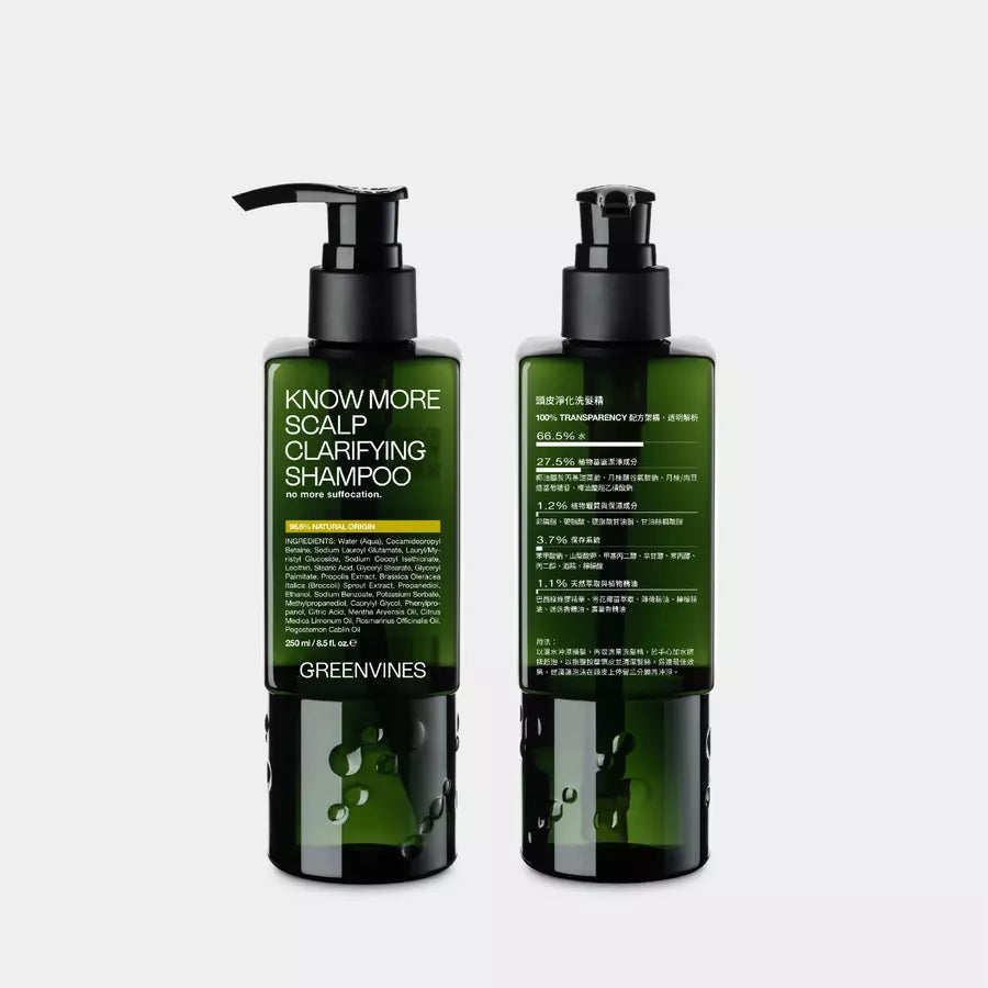 【綠藤生機】頭皮淨化洗髮精(250mL)—頭皮調理的天然解答 (巴西頂級綠蜂膠打造輕盈蓬鬆)