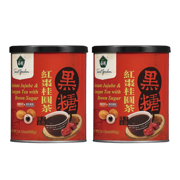 🔥2入$359🔥【薌園】黑糖紅棗桂圓茶400g*2★嚴選黑糖，乾燥結晶而成