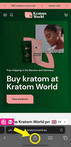 Step 1 Kratom World App