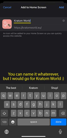 Step 4 Kratom World App