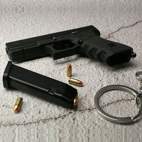 gun keychain