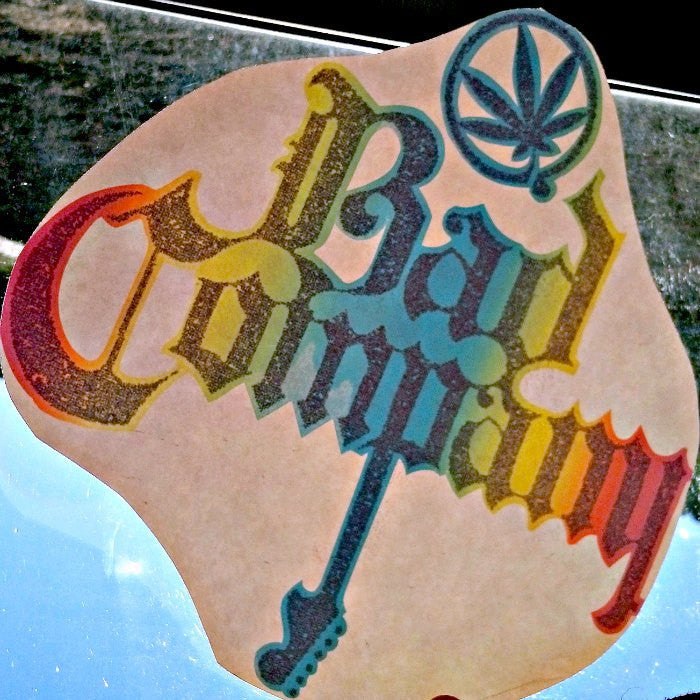 Bad Company Vintage 70s band t-shirt iron-on retro glitter 420 ...