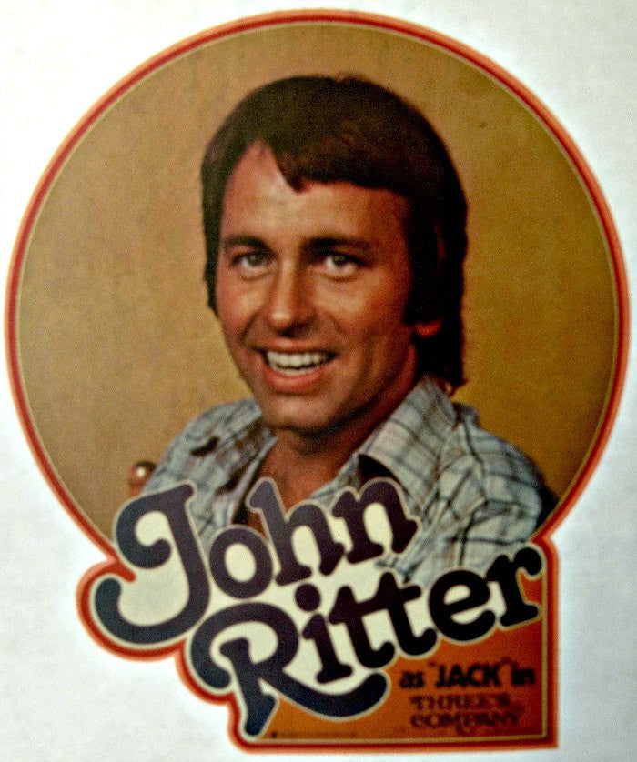 70s John Ritter Vintage T Shirt Iron On Jack Tripper Threes Company Au