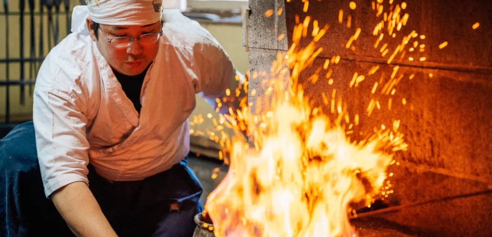 Japanese sword making