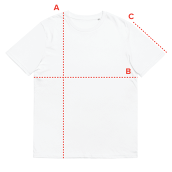 Organic Cotton T-shirts Product Size Guide