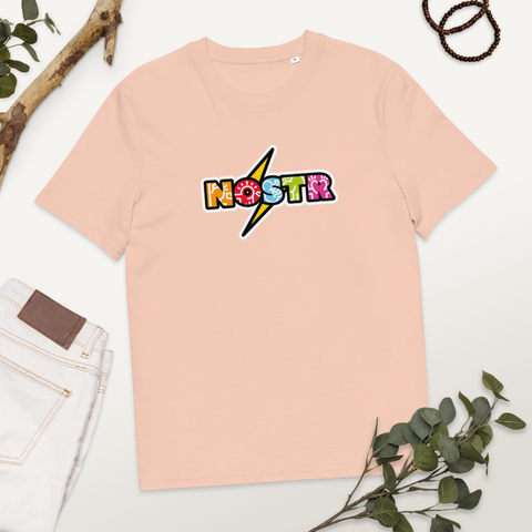 NOSTR T-shirt - BitPopArt - Premium Biologisch Katoen - Unisex