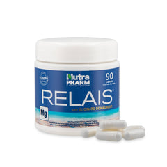 Relais Glicinato de Magnesio - 90 Cápsulas - Nutrapharm