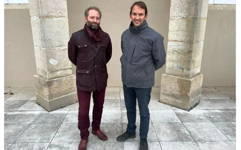 Tom and Benoit Landanger at Domaine de la Pousse d'Or