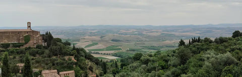 Stunning views of Tuscany from the heart of Montalcino