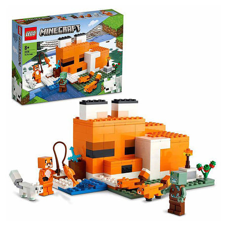 Lego Minecraft 242 peças - A Casa do Axolotl - 21247 Lego - Real Brinquedos