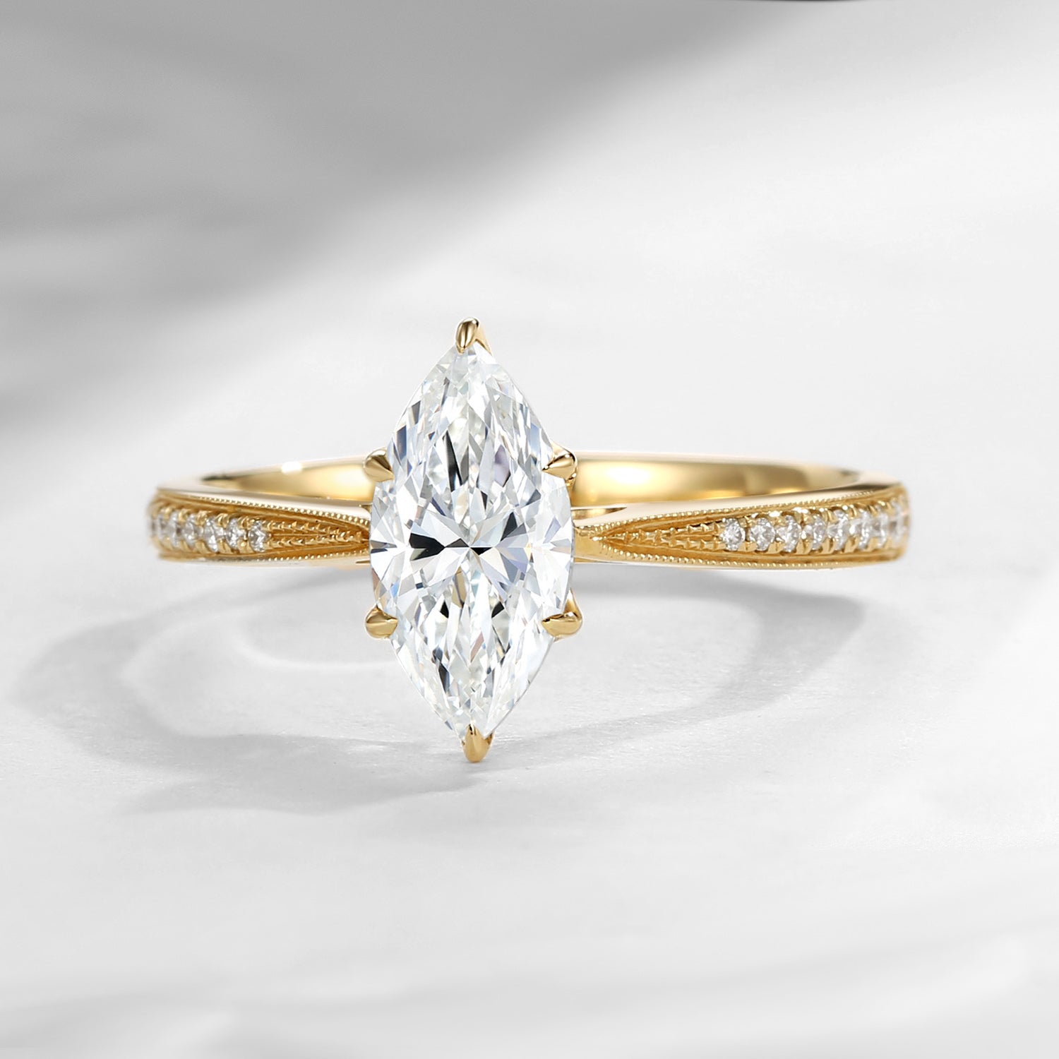 MarquiseMoissaniteEngagementRing