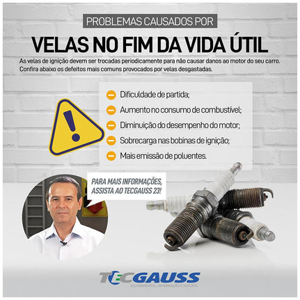 Vela de Ignição - Gauss - GV7R28 (2)