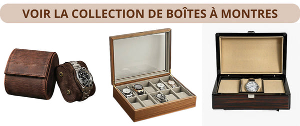 Explorez la Collection de Boîtes à Montres