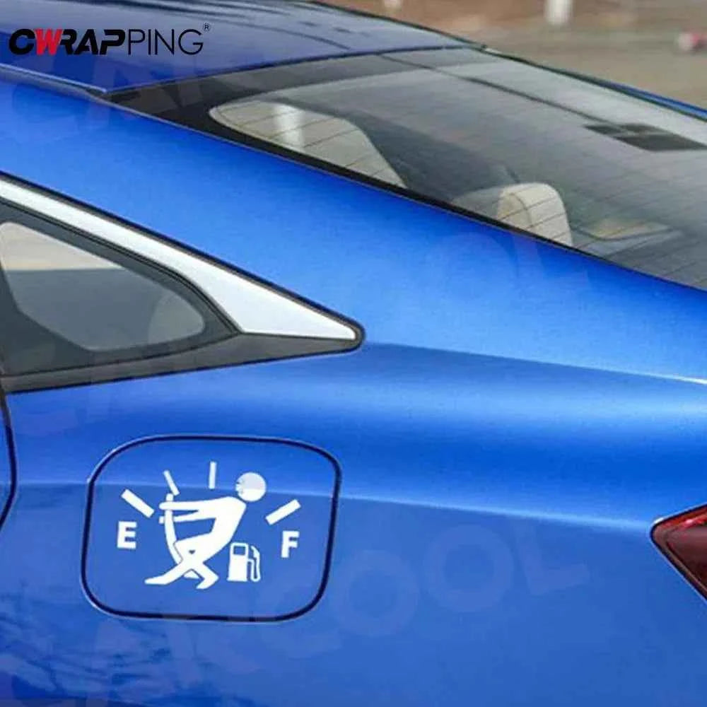 Car Stickers Pull Fuel Tank Pointer Reflective Vinyl Funny Sticker High Gas Decal Fuel Gage Empty Stickers Decal Auto Exterior