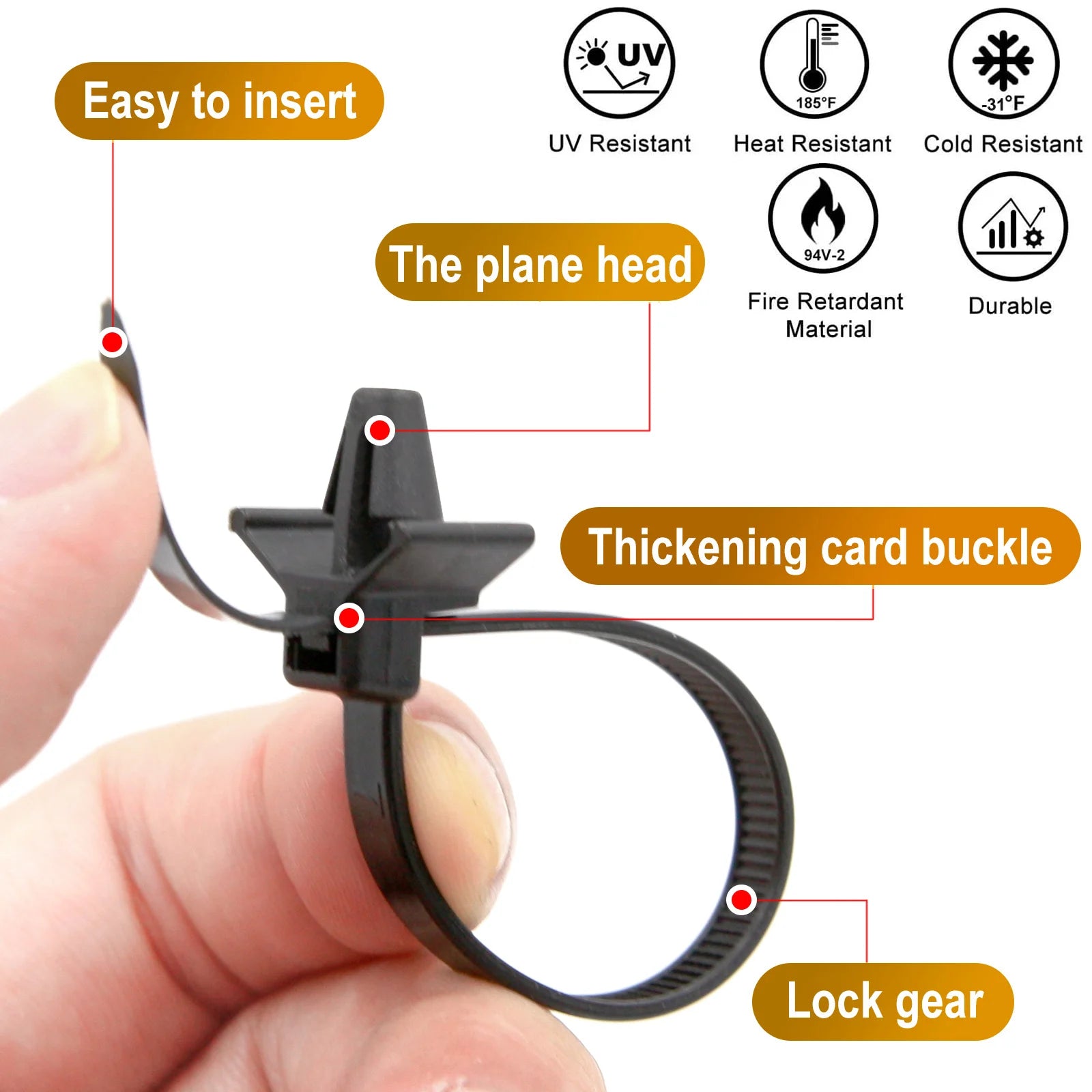 Car Wire Harness Fastener Clips Cable Management Ties - Carmodza.com