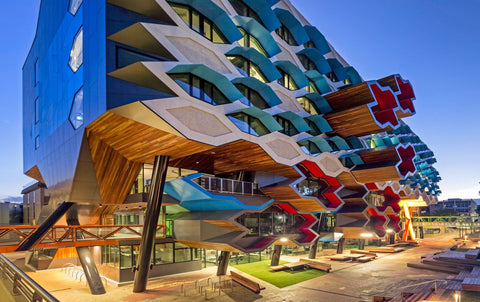 La Trobe Institute for Molecular Science building, La Trobe University Melbourne campus, Victoria, Australia.