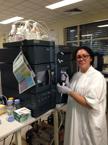 Photo: Analyzing the cerebrospinal fluid (CSF) specimen using UPLC in the laboratory. Shirley Alvarez, Hospital Scientist, the Children’s Hospital at Westmead.