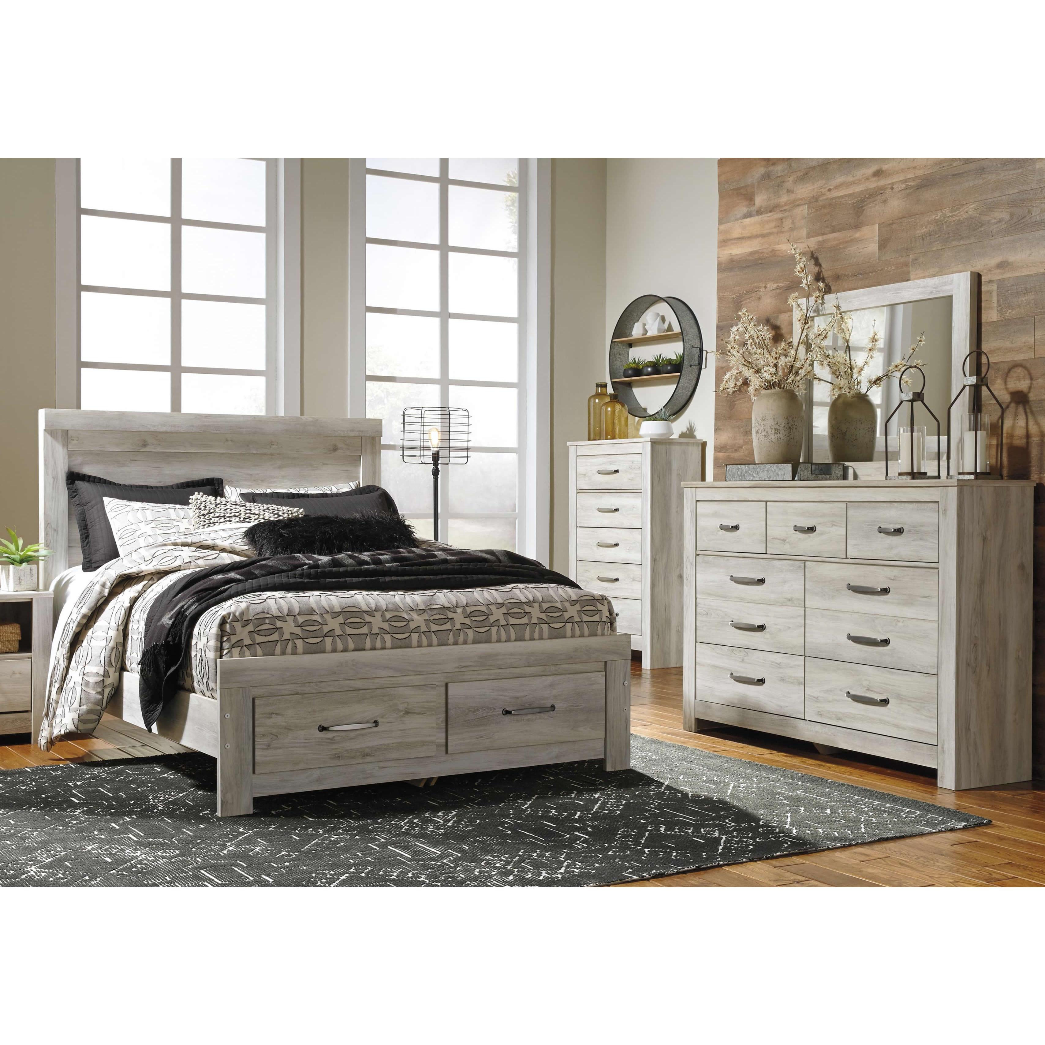 Signature Design by Ashley Bellaby B331B5 5 pc Queen Platform Storage Bedroom Set