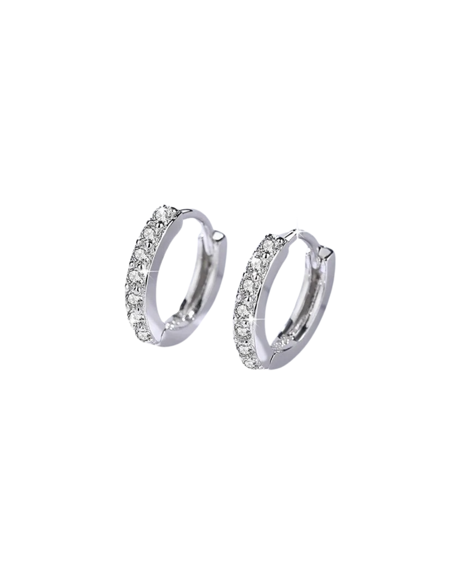 Se Belphia Ariana øreringe 925 Sterling Sølv 8mm - 8 mm / 925 Sterling Sølv hos Belphia Jewelry