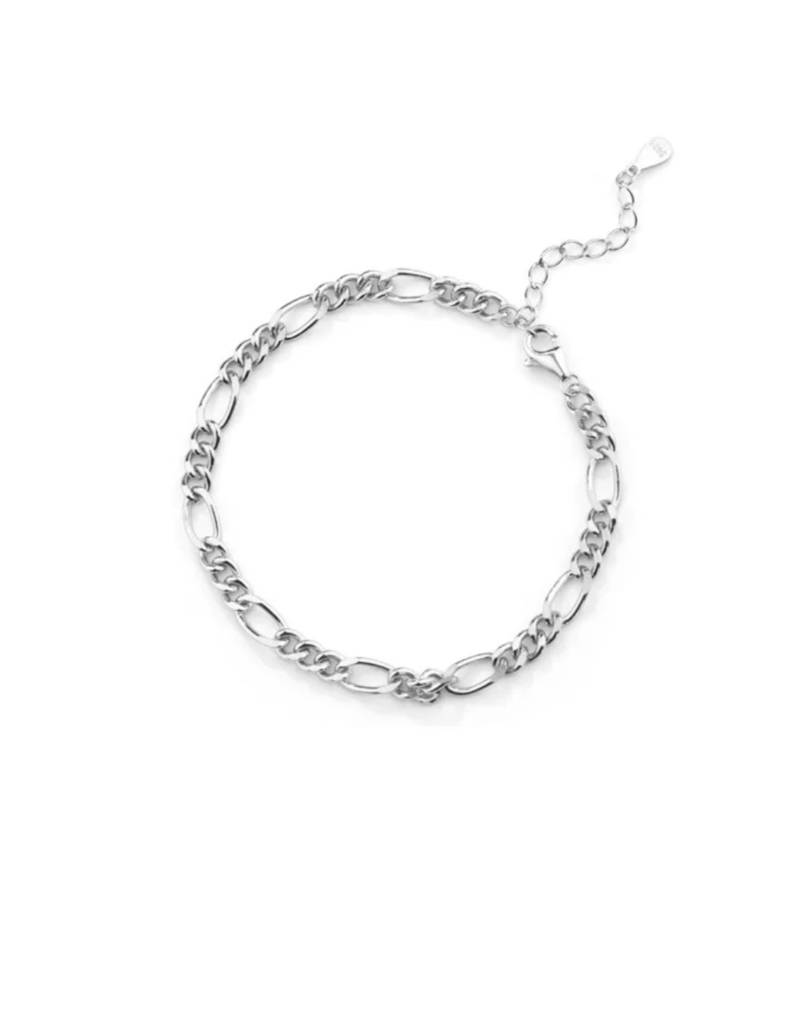 Billede af Belphia Figaro Armbånd 925 Sterling Sølv 4 mm - 16 + 2 cm / 925 Sterling Sølv