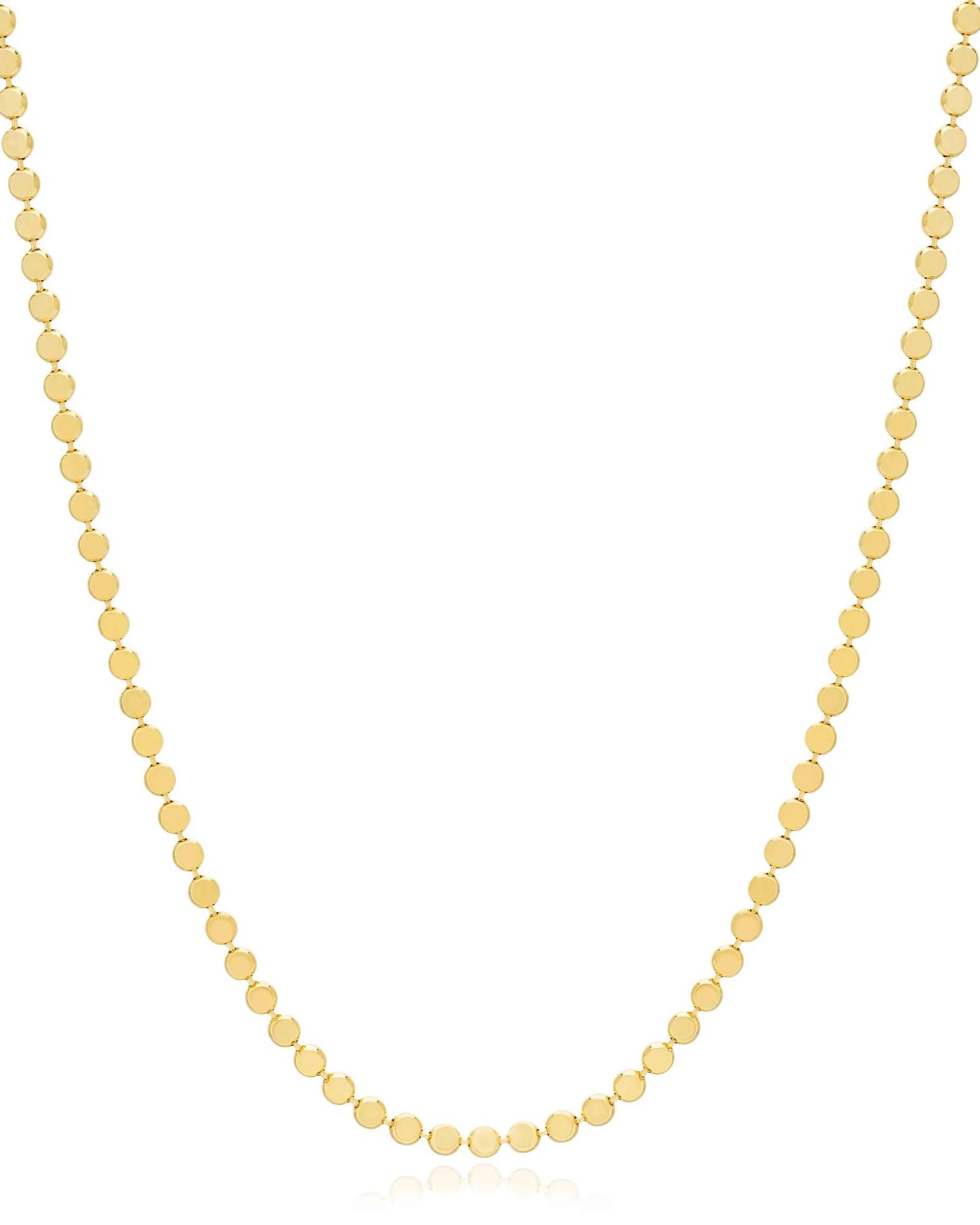 Billede af Belphia Chain Halskæde 925 Sterling Sølv 18k Guldbelagt - 40 + 3 cm / 925 Sterling Sølv 18k Guldbelagt