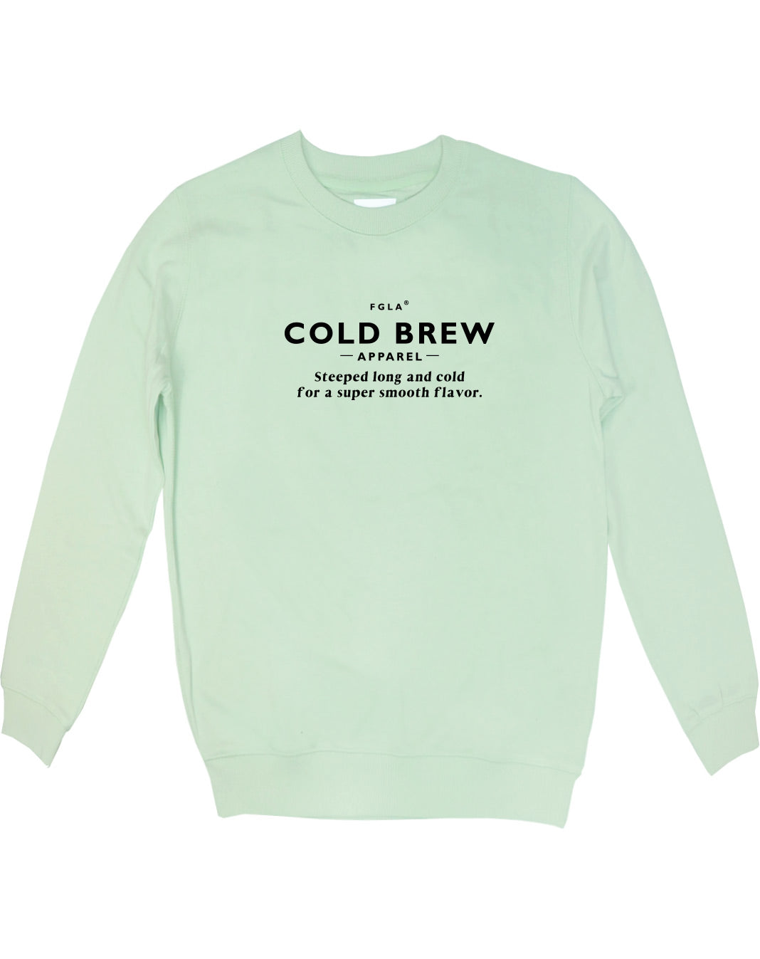 mint green crew neck sweatshirt