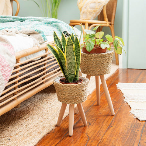 Basket Planter on Legs Large 13766