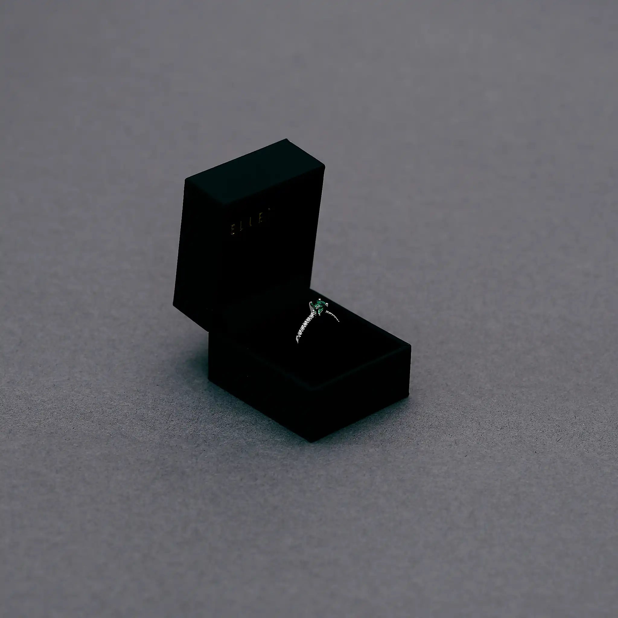 BELLER emerald engagement ring