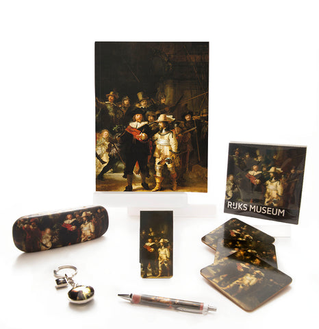 "Discover and shop now for Rembrandt's fantastic gift sets from the Rijksmuseum, inspired by his Masterpiece "The Night Watch."
